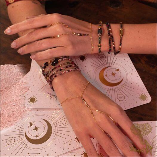 photo rose kafe bijoux bracelets fleur lune shangrila resultat