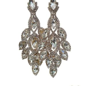 boucles oreilles cristal plaque or shangrila bijoux seul