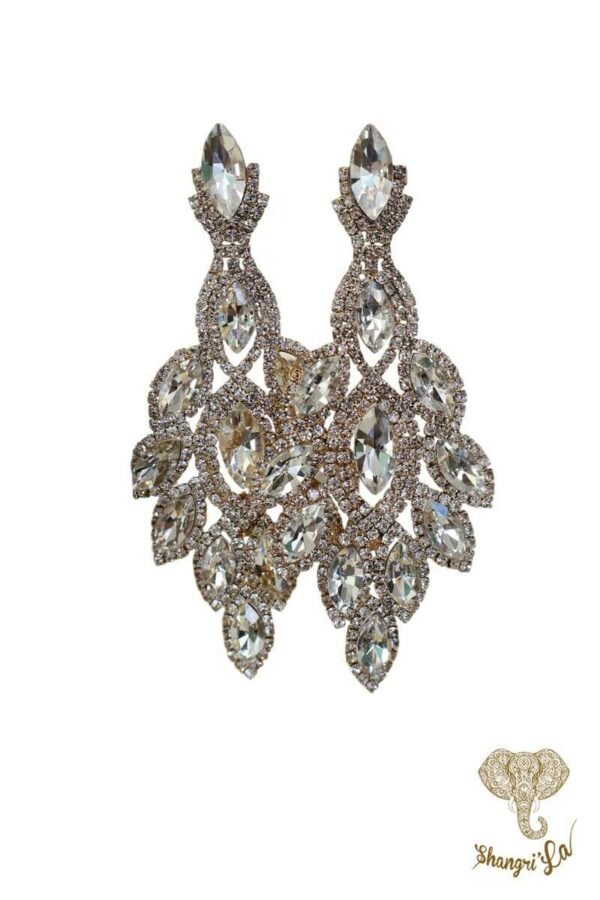 boucles oreilles cristal plaque or shangrila bijoux seul