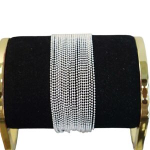 bracelet chainettes facettees canyon argent shangrila bijoux fond blanc