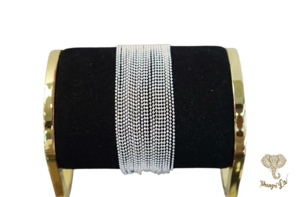 bracelet chainettes facettees canyon argent shangrila bijoux fond blanc