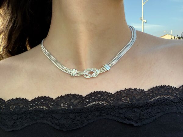 Collier artisanal en argent 925 – Élégance signée Herink – Image 3